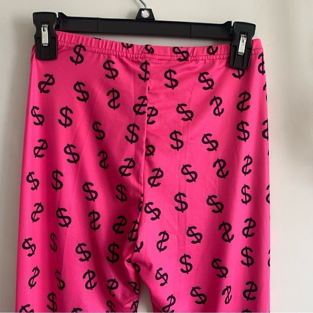 PINK HIGH RISE LEGGINGS - Picture 8 of 12